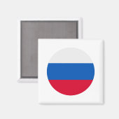 Russische vlag magneet (Voorkant / Achterkant)