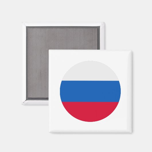 Russische vlag magneet (Voorkant / Achterkant)