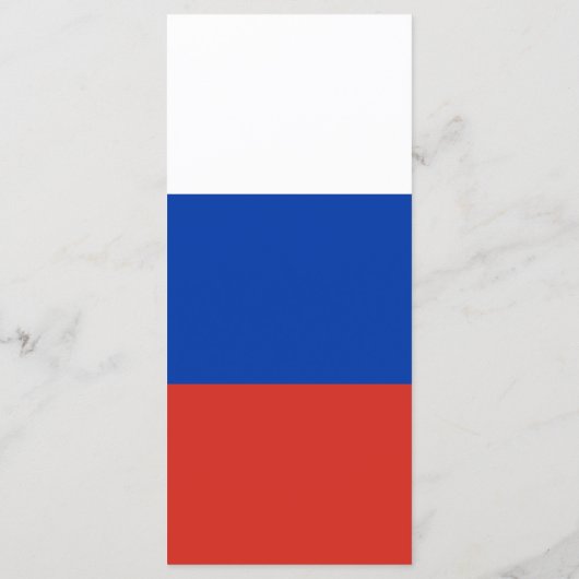 Russische vlag menu (Achterkant)