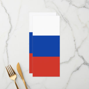 Russische vlag menu