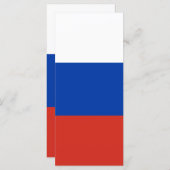 Russische vlag menu (Voorkant / Achterkant)