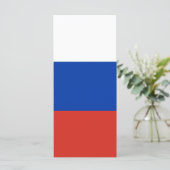 Russische vlag menu (Staand voorkant)