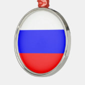 Russische vlag metalen ornament (Links)