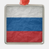 Russische vlag metalen ornament (Voorkant)