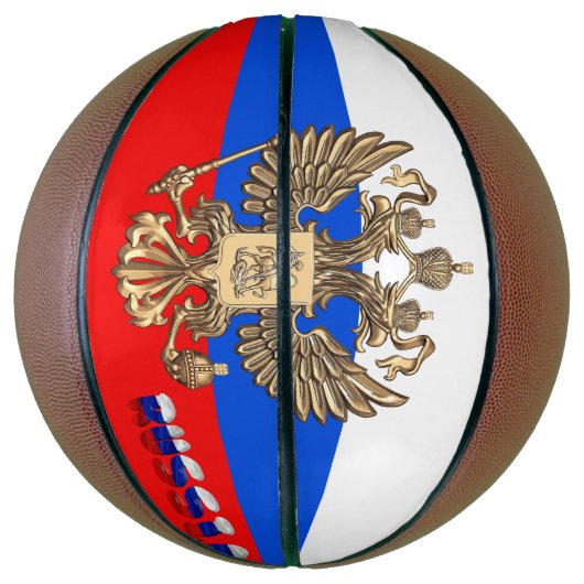Russische vlag mini basketbal (Verticaal)