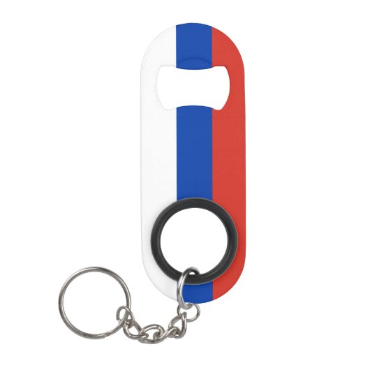 Russische vlag mini flessenopener (Voorkant)