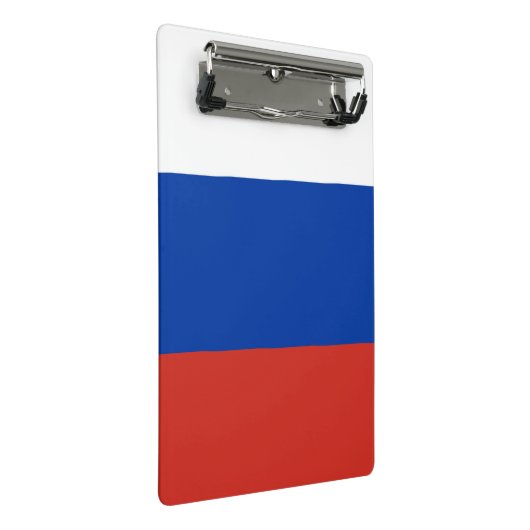 Russische vlag mini klembord (Schuin)