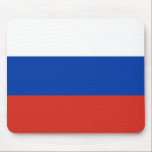 Russische vlag muismat<br><div class="desc">Patriottische vlag van Rusland.</div>
