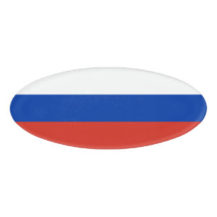 Russische vlag naambadge