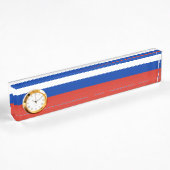 Russische vlag naambordje