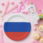 Russische vlag papieren bordje (Feest)