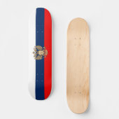 Russische vlag persoonlijk skateboard (Voorkant)