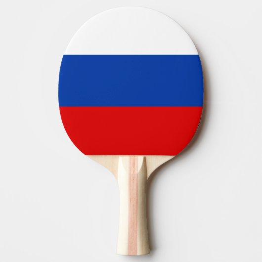 Russische vlag pingpong paddle for tabletennis tafeltennisbatje (Voorkant)