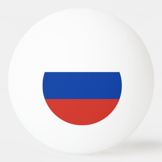 Russische vlag pingpongbal (Voorkant)