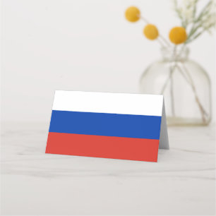 Russische vlag plaatskaartje
