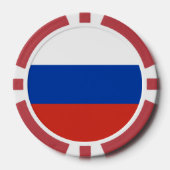 Russische vlag poker chips (Voorkant)