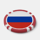 Russische vlag poker chips (Enkel)