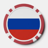 Russische vlag poker chips (Achterkant)