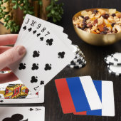 Russische vlag pokerkaarten (Insitu)