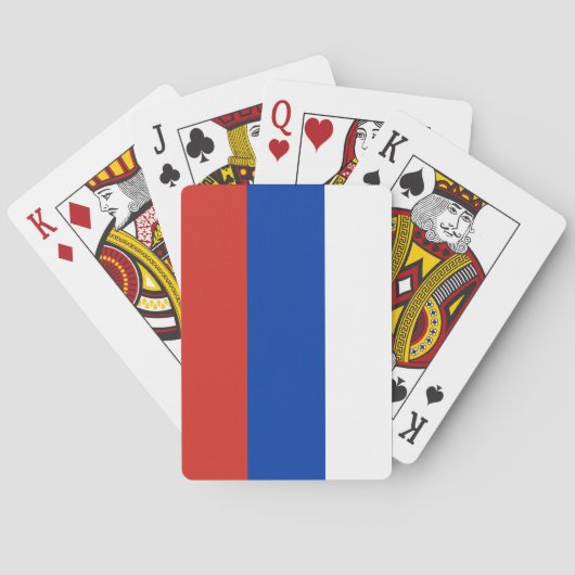 Russische vlag pokerkaarten (Achterkant)