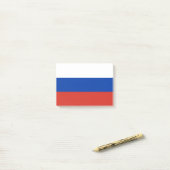 Russische vlag post-it® notes (Op bureau)
