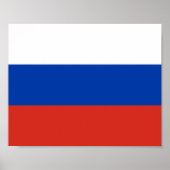 Russische vlag poster (Voorkant)