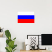Russische vlag poster (Thuiskantoor)