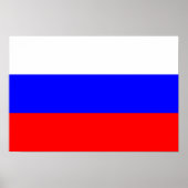 Russische vlag poster (Voorkant)