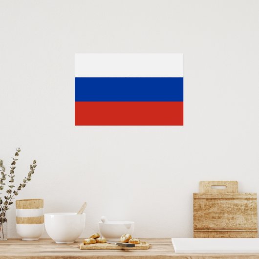 Russische vlag poster (Keuken)