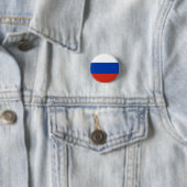 Russische vlag ronde button 3,2 cm (In situ)