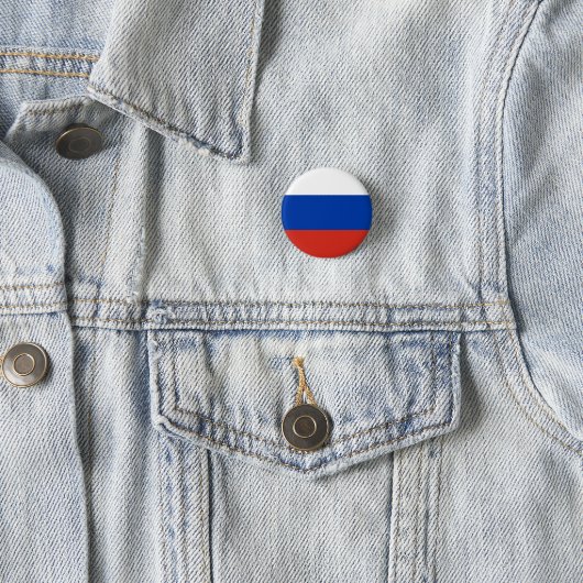Russische vlag ronde button 3,2 cm (In situ)