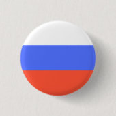 Russische vlag ronde button 3,2 cm (Voorkant)