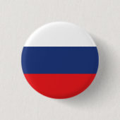 Russische vlag ronde button 3,2 cm (Voorkant)
