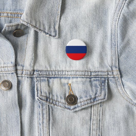 Russische vlag ronde button 3,2 cm (In situ)