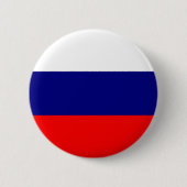 Russische vlag ronde button 5,7 cm (Voorkant)