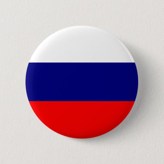 Russische vlag ronde button 5,7 cm (Voorkant)