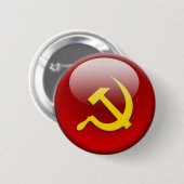 Russische vlag ronde button 5,7 cm (Voorkant /achterkant)