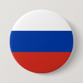 Russische vlag ronde button 7,6 cm (Voorkant)