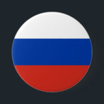 Russische vlag ronde button 7,6 cm<br><div class="desc">Button van de Russische vlaggenronde. U kunt uw eigen tekst of grafiek toevoegen door "verder aan te passen" te klikken.</div>