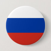 Russische vlag ronde button 7,6 cm (Voorkant)
