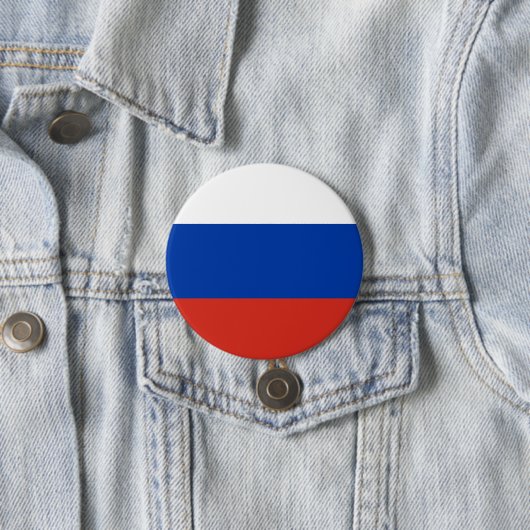 Russische vlag ronde button 7,6 cm (In situ)