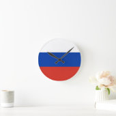Russische vlag ronde klok (Huis)