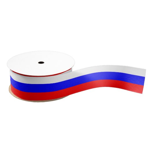 Russische vlag/rood wit blauw grosgrain lint (Spoel)