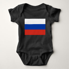 Russische vlag (Rusland) Baby-badpak Romper