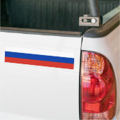 Russische vlag (Rusland) Bumpersticker (Op Truck)