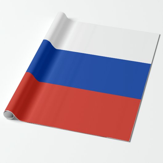 Russische Vlag (Rusland) Cadeaupapier (Uitgerold)