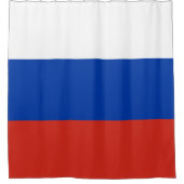 Russische vlag (Rusland) Douchegordijn (Voorkant)