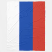 Russische vlag (Rusland) Fleece Deken (Voorkant)