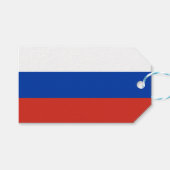 Russische vlag (Rusland) Gift Labels Cadeaulabel (Voorkant (Horizontaal))