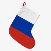Russische vlag (Rusland) Grote Kerstsok (Voorkant (Hangend))